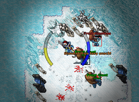 Fight frosty creatures on the Ice Islands